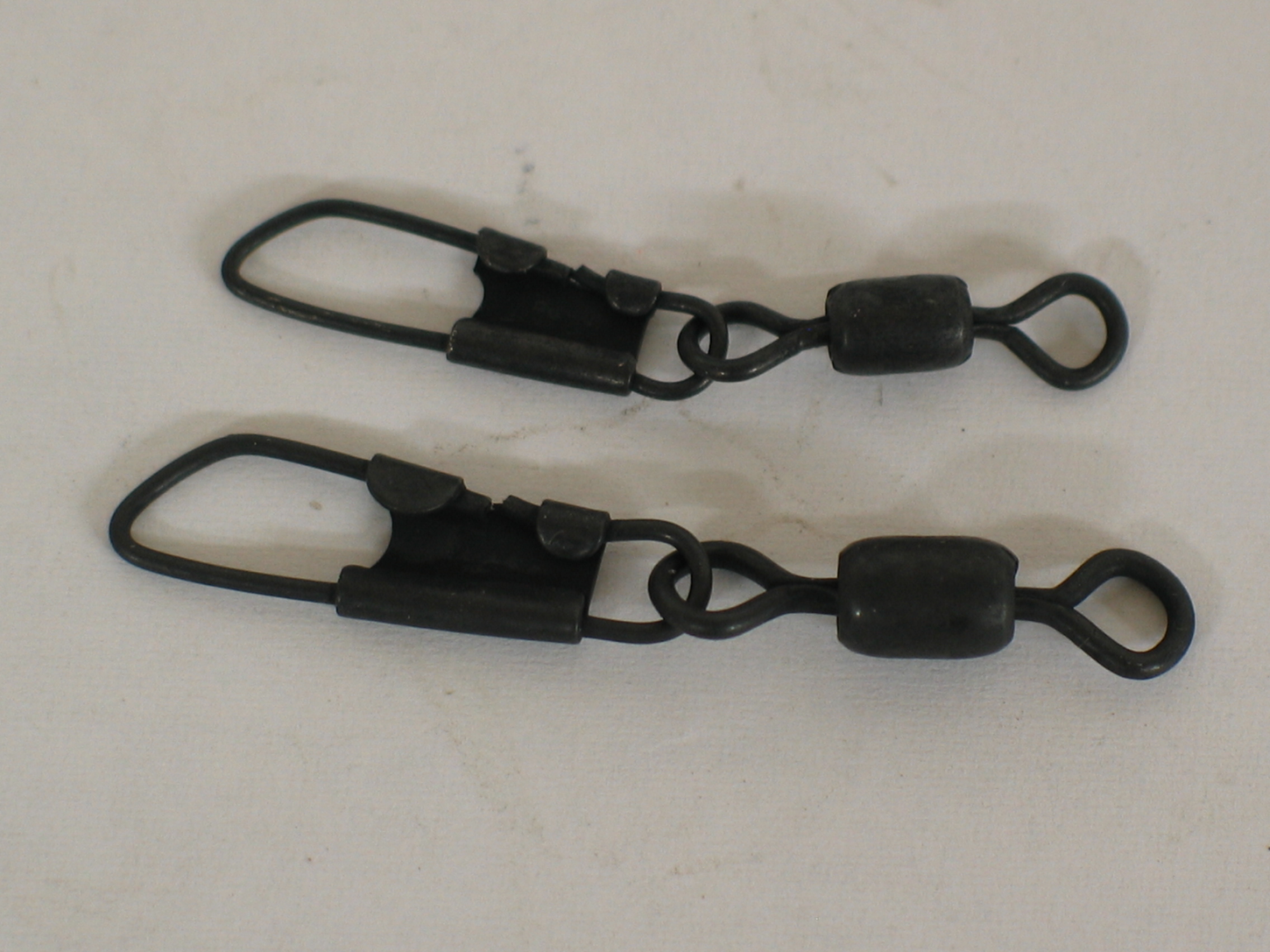 Rosco Black Safety Snap Swivels Made in U.S.A.