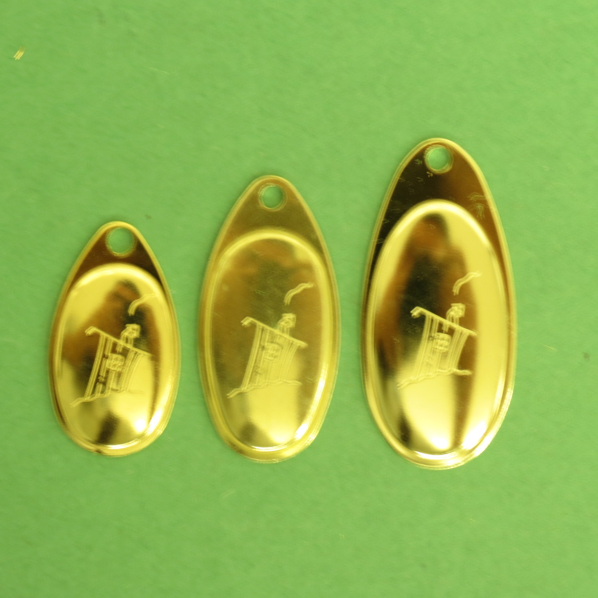 French .025'' Gold Plated Blades